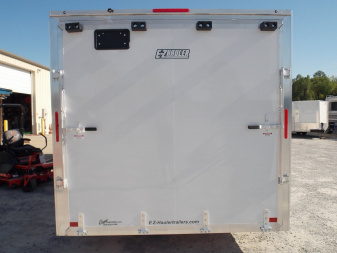 New 2025 EZ HAULER ALC EZEC85X24CH-XLT-P WHITE Cargo/Enclosed Trailer
