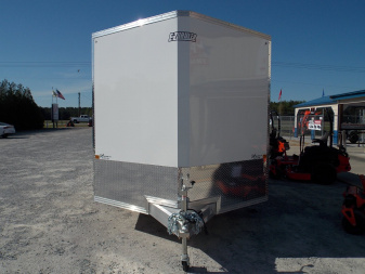 New 2025 EZ HAULER ALC EZEC85X24CH-XLT-P WHITE Cargo/Enclosed Trailer