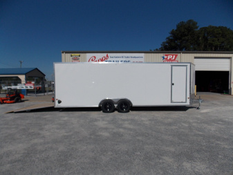 New 2025 EZ HAULER ALC EZEC85X24CH-XLT-P WHITE Cargo/Enclosed Trailer