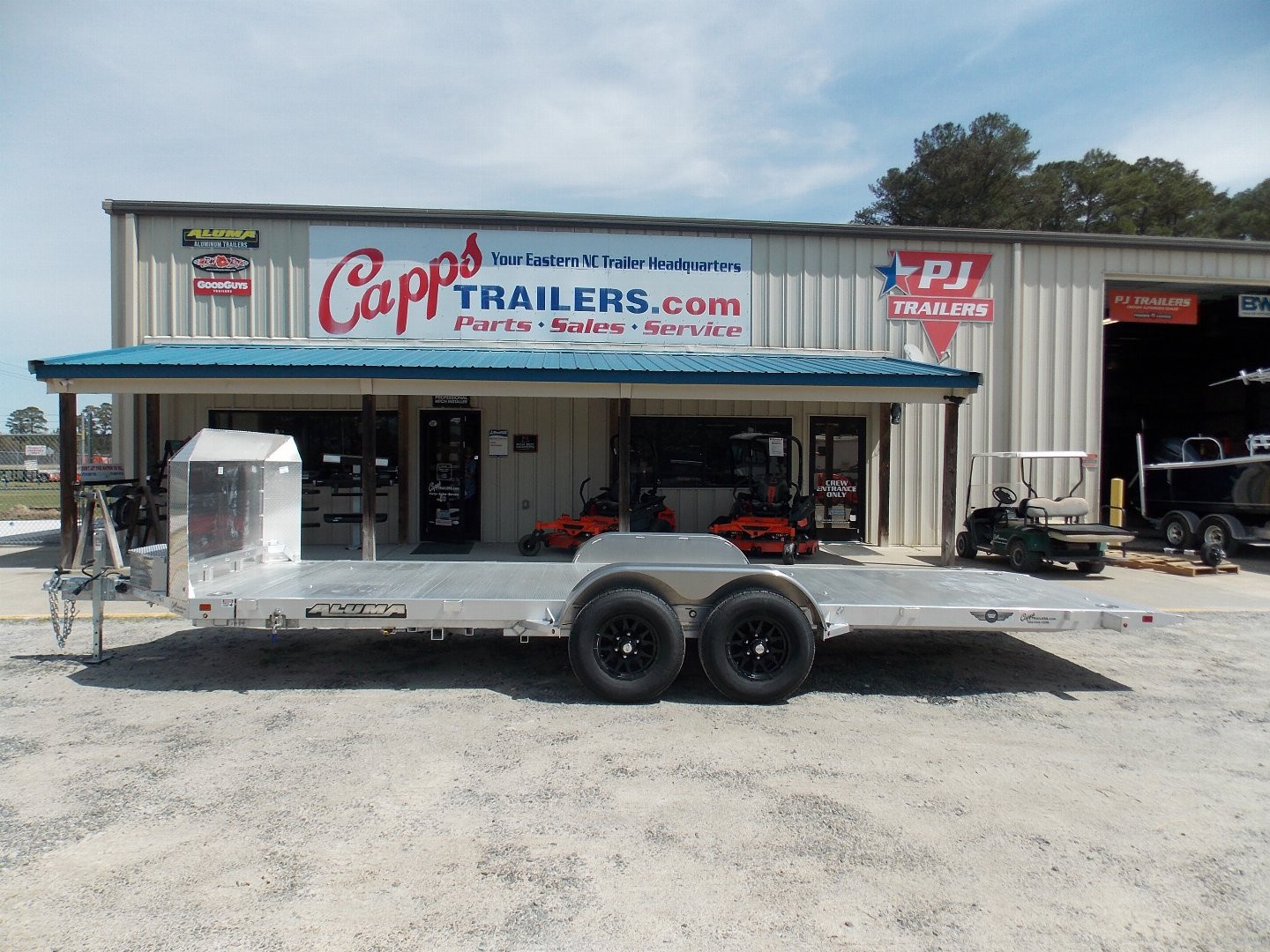 New 2026 Aluma AL 8220H-ANV-TILT-TA-EL-RTD Tilt Trailer