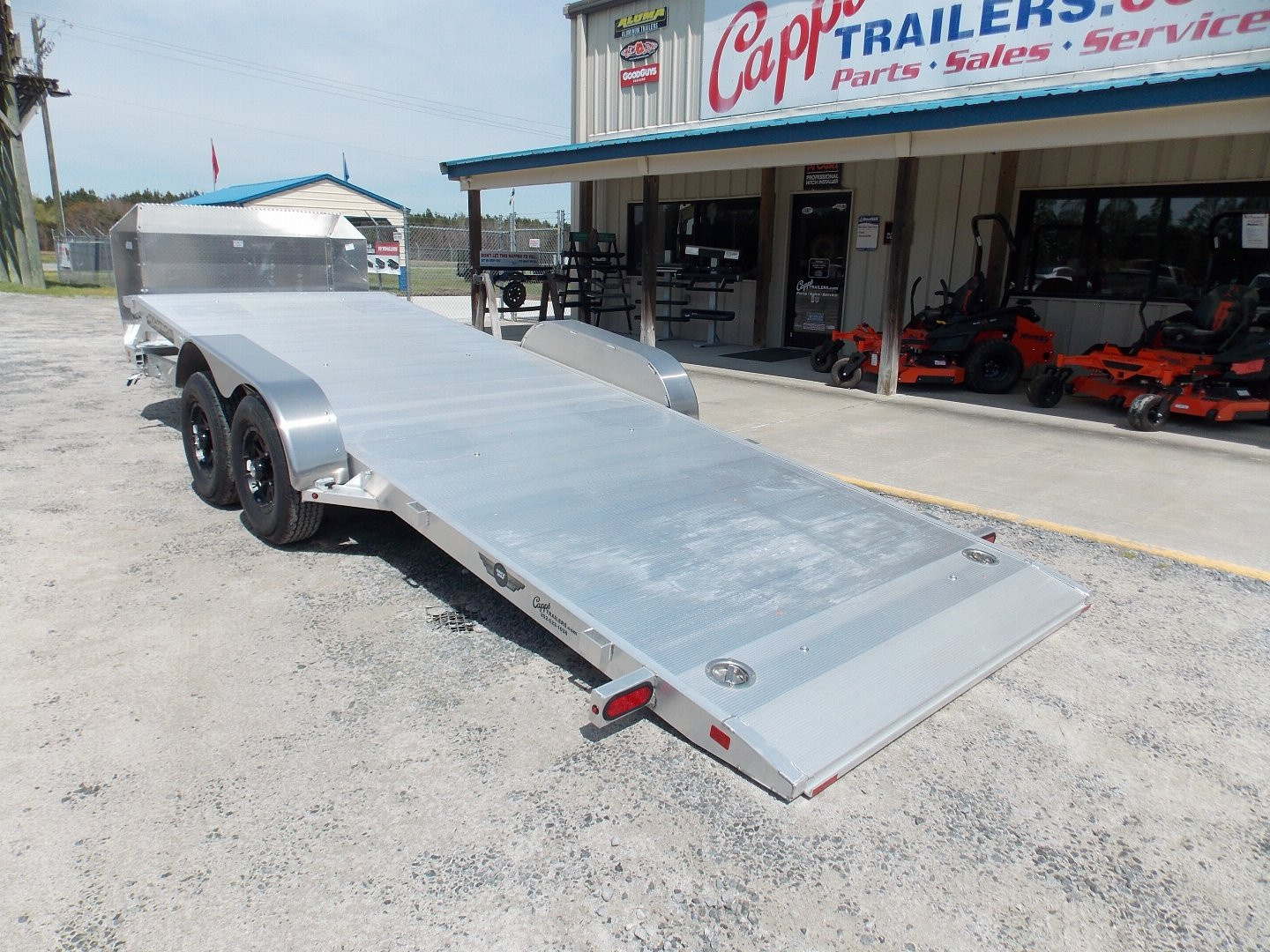 New 2026 Aluma AL 8220H-ANV-TILT-TA-EL-RTD Tilt Trailer