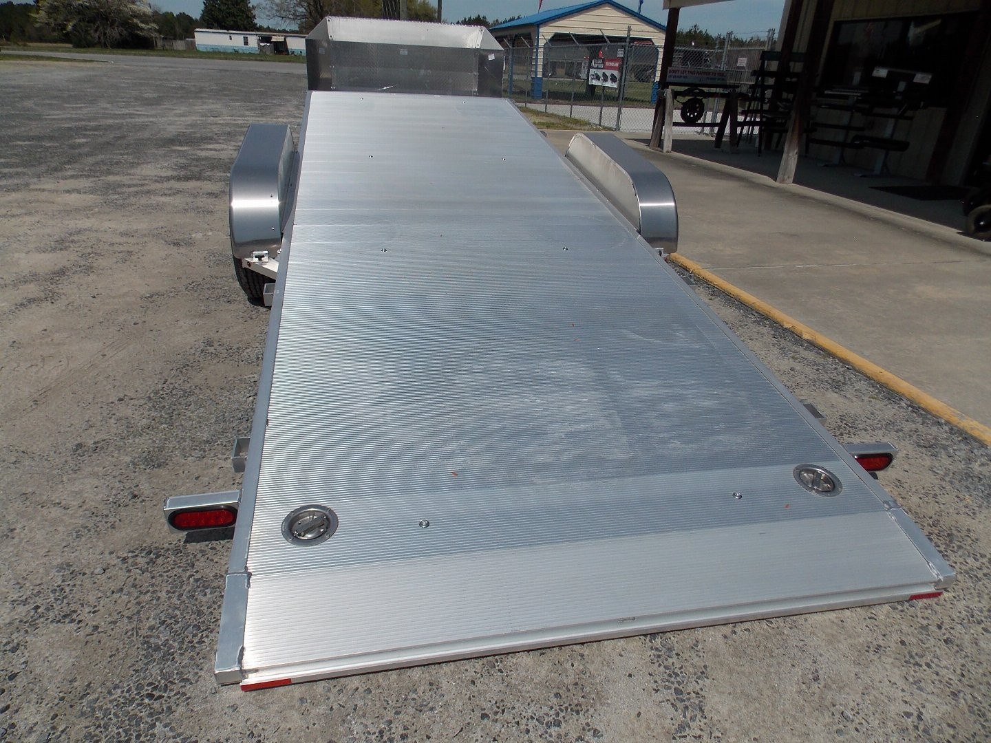 New 2026 Aluma AL 8220H-ANV-TILT-TA-EL-RTD Tilt Trailer