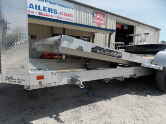 New 2026 Aluma AL 8220H-ANV-TILT-TA-EL-RTD Tilt Trailer