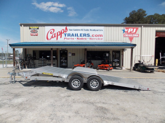 New 2026 Aluma AL 8218TILT-TA-EL-RTD Car / Racing Trailer