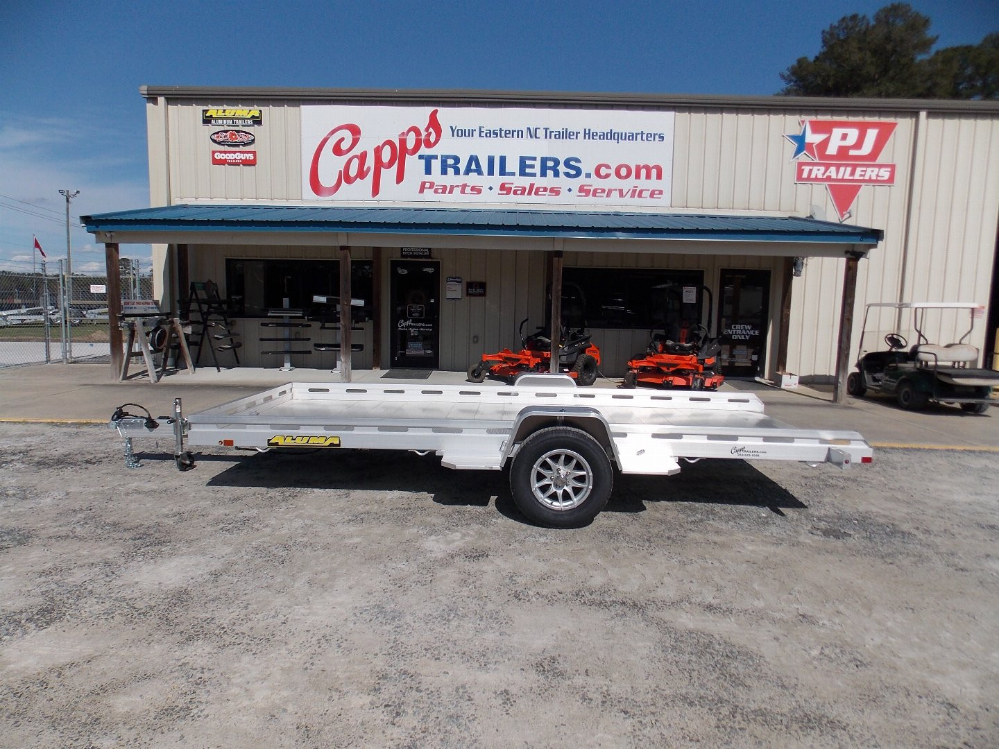 New 2026 Aluma AL 7815TILT-S-EL Utility Trailer