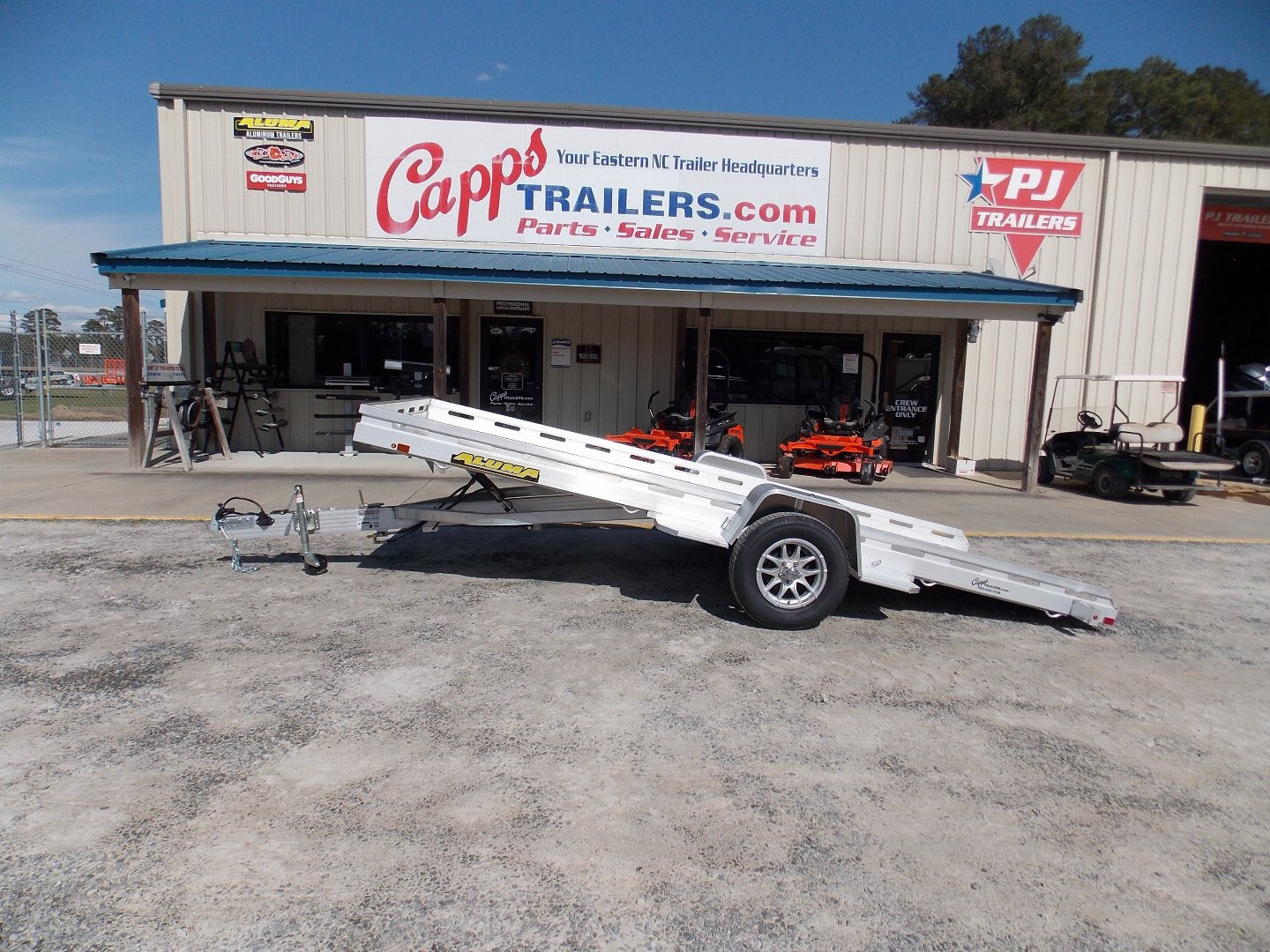 New 2026 Aluma AL 7815TILT-S-EL Utility Trailer