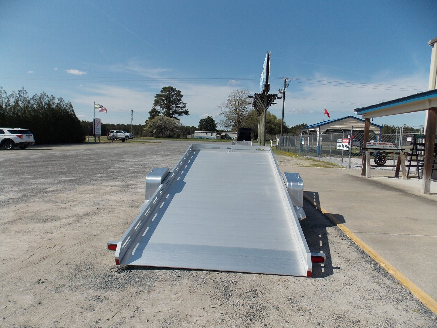 New 2026 Aluma AL 7815TILT-S-EL Utility Trailer