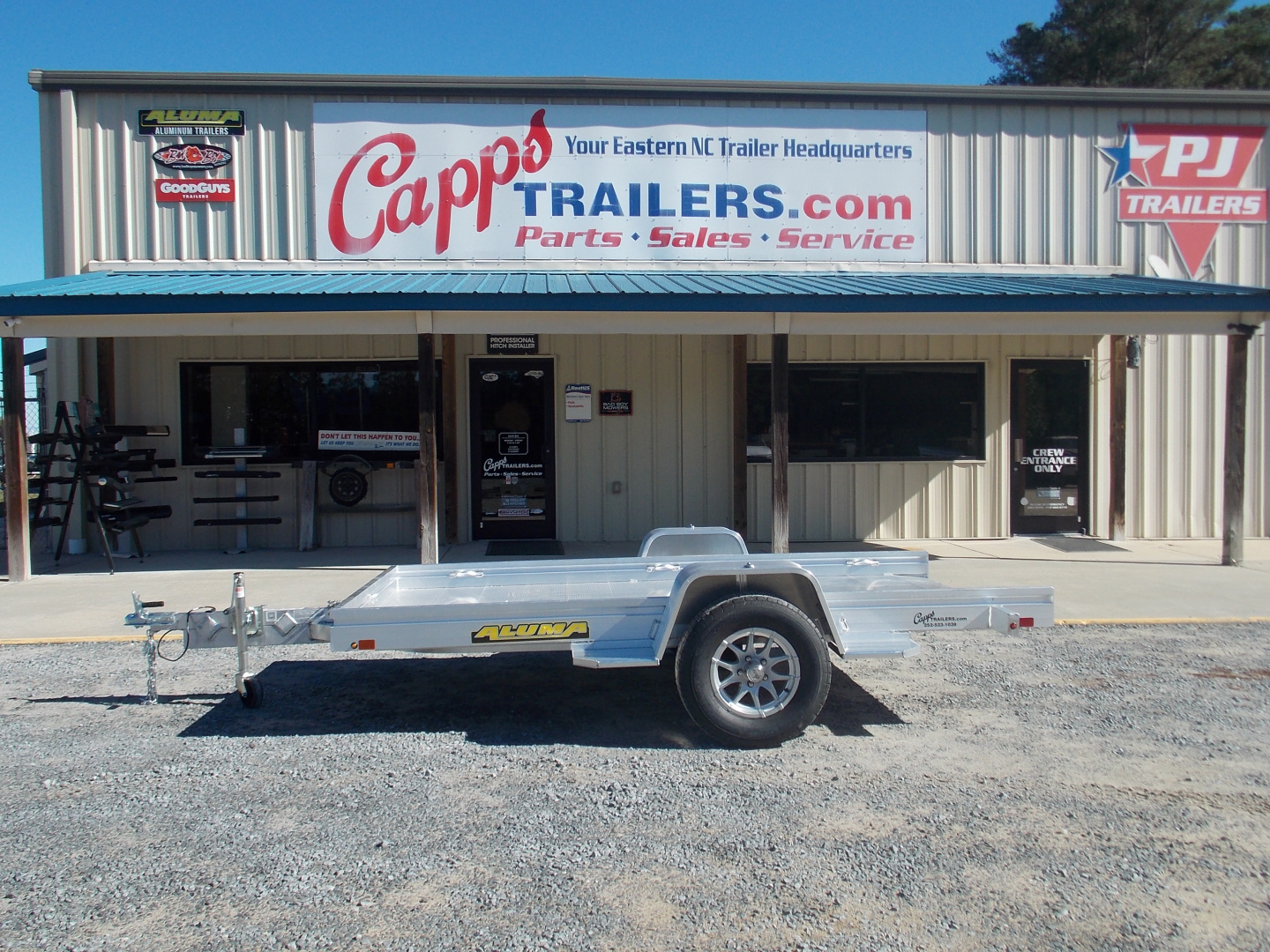 New 2026 Aluma AL 6810H-TILT-S Utility Trailer