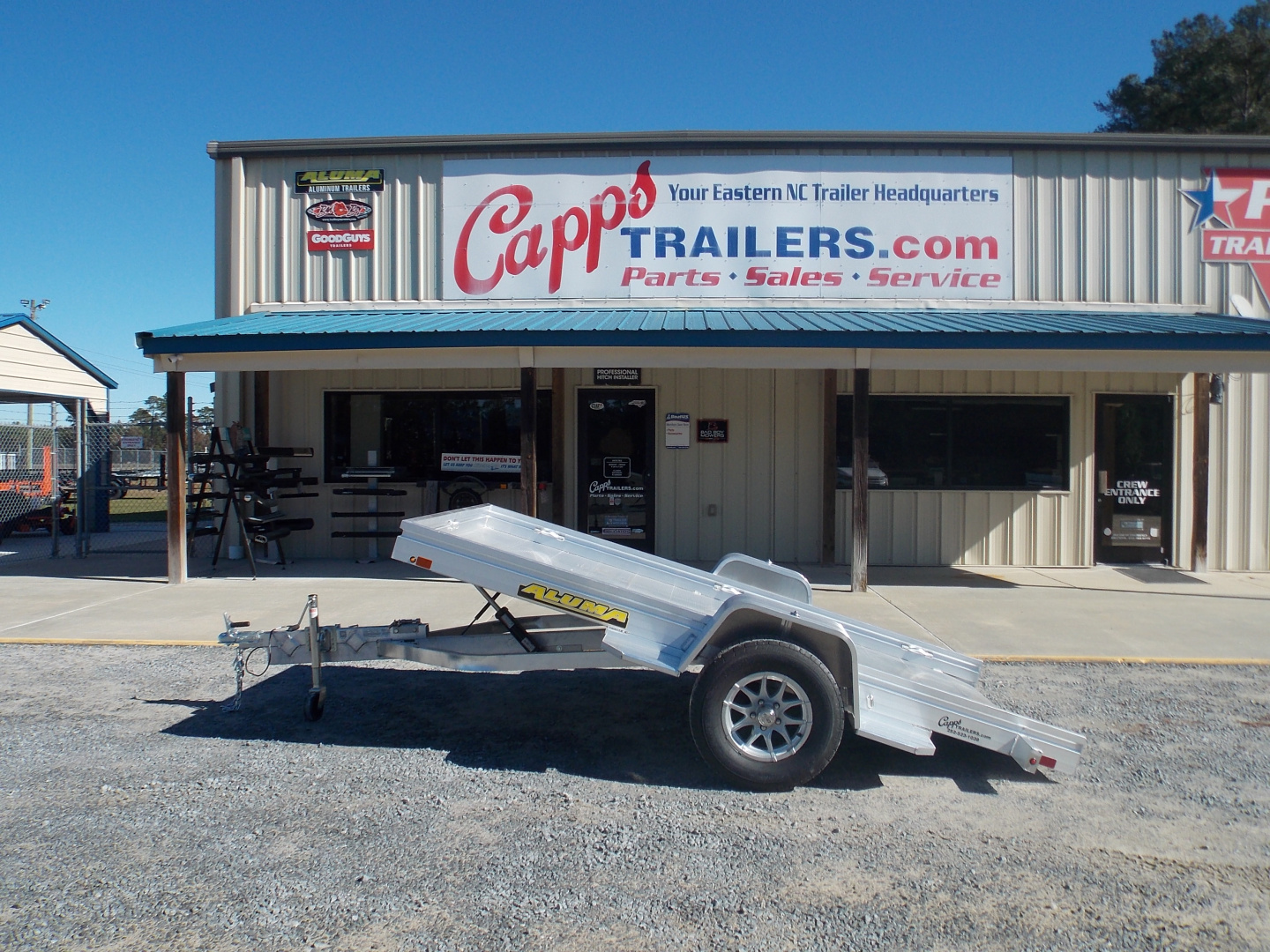 New 2026 Aluma AL 6810H-TILT-S Utility Trailer