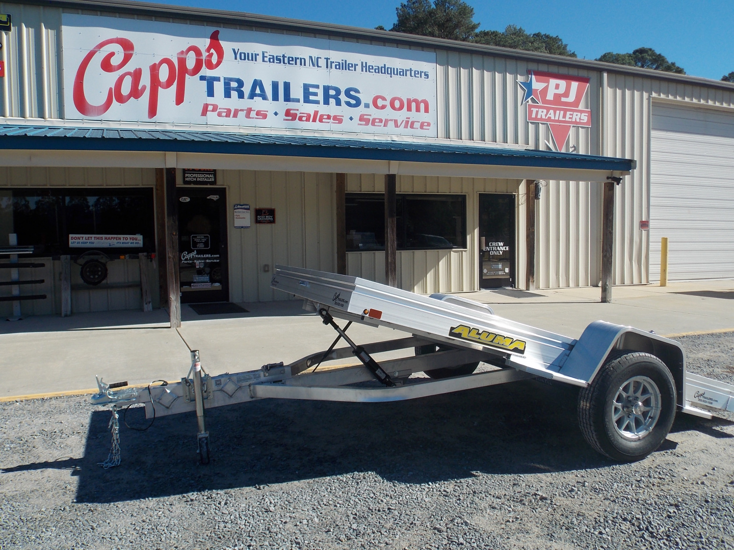 New 2026 Aluma AL 6810H-TILT-S Utility Trailer
