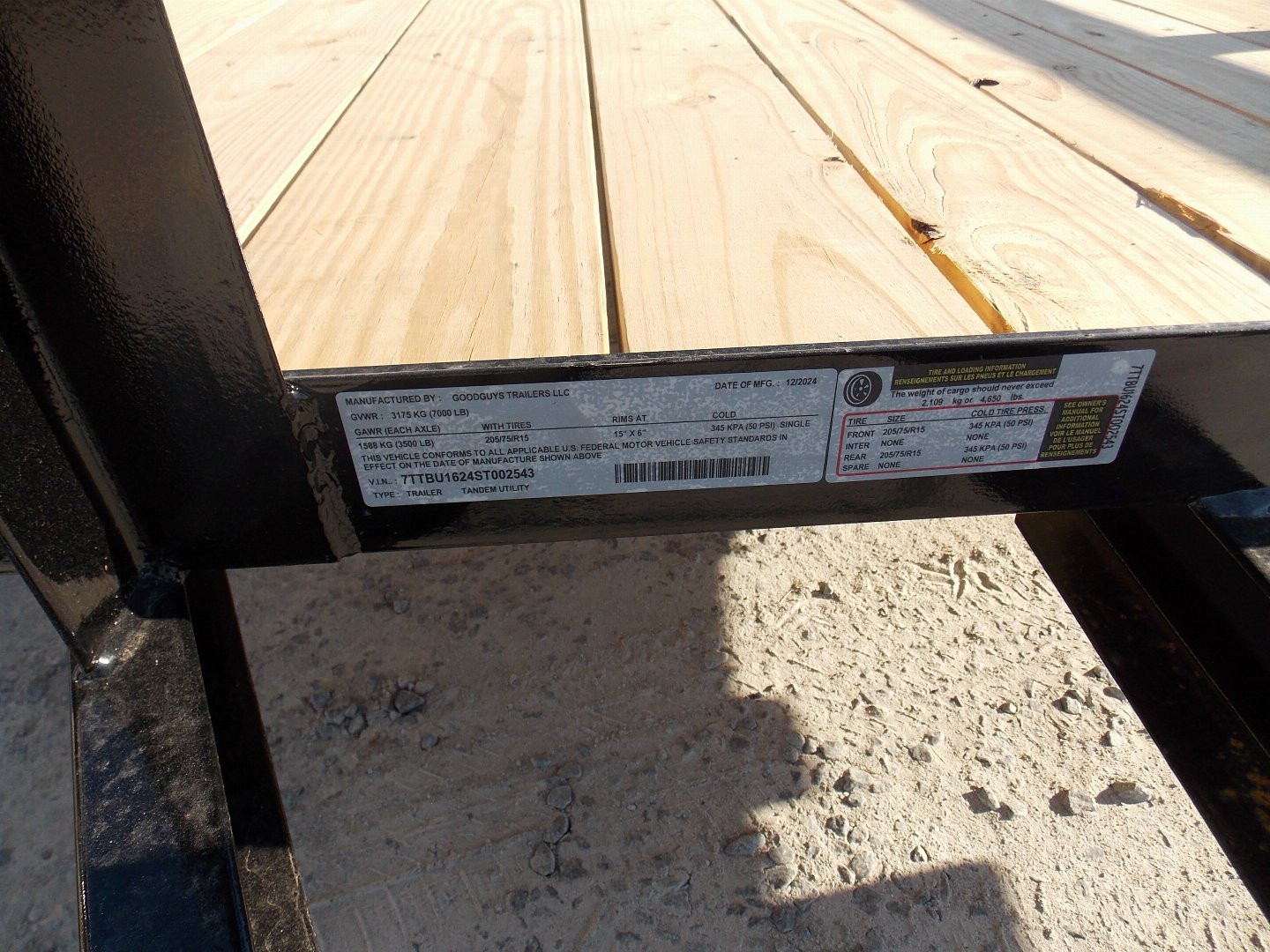 New 2025 Good Guys Trailers GG UT8A1623CSAT15RB-PT01-SP01 Utility Trailer