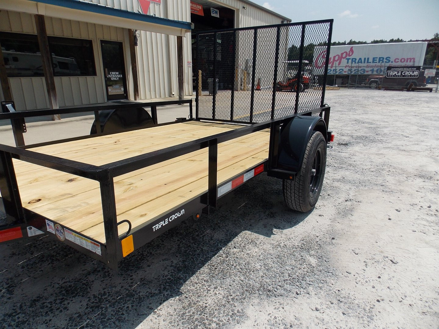 New 2025 TRIPLE CROWN TRAILERS TC U6X10G SQ LIGHT Utility Trailer