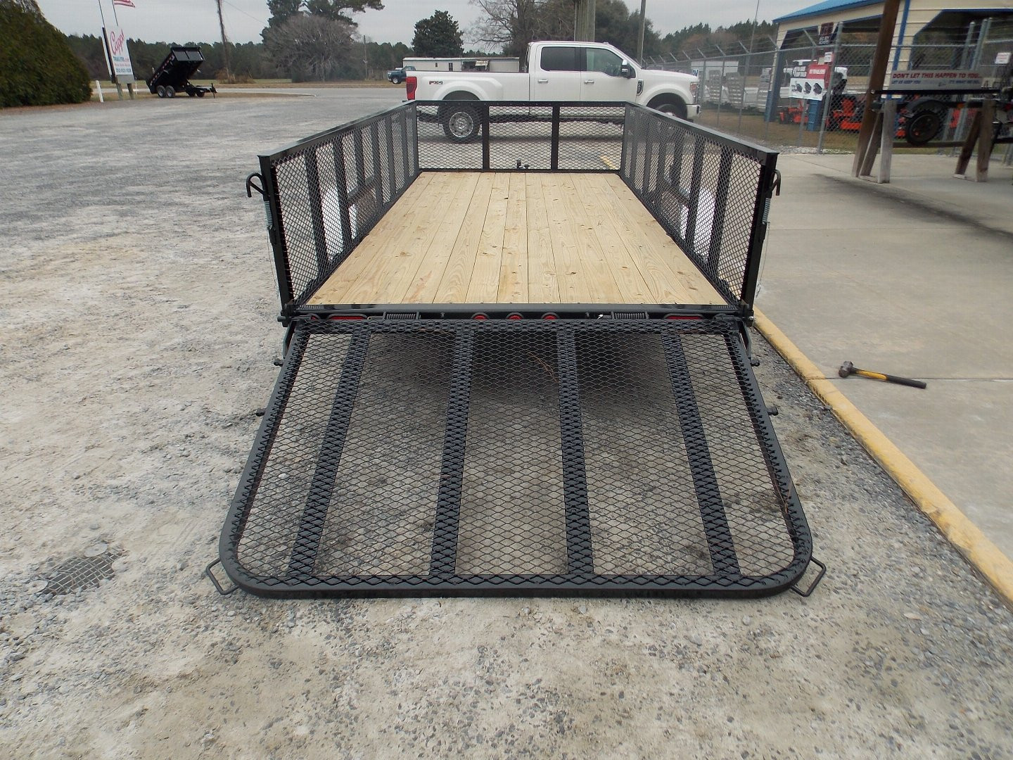 New 2025 PJ Trailers PJ U721431DSFK-SP03-SR Utility Trailer