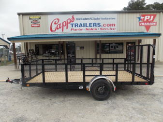 New 2025 PJ Trailers PJ U721431DSFK-SP03-SR Utility Trailer