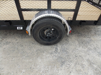 New 2025 PJ Trailers PJ U721431DSFK-SP03-SR Utility Trailer