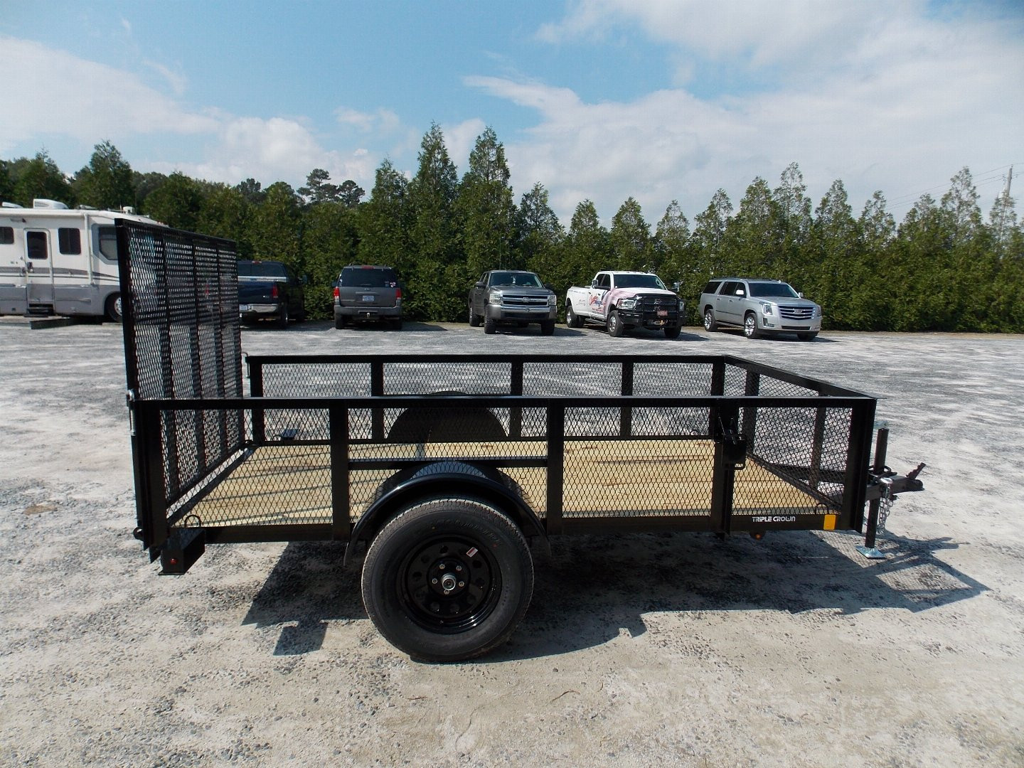 New 2025 TRIPLE CROWN TRAILERS TC U5X10G 2' Mesh Sides Utility Trailer