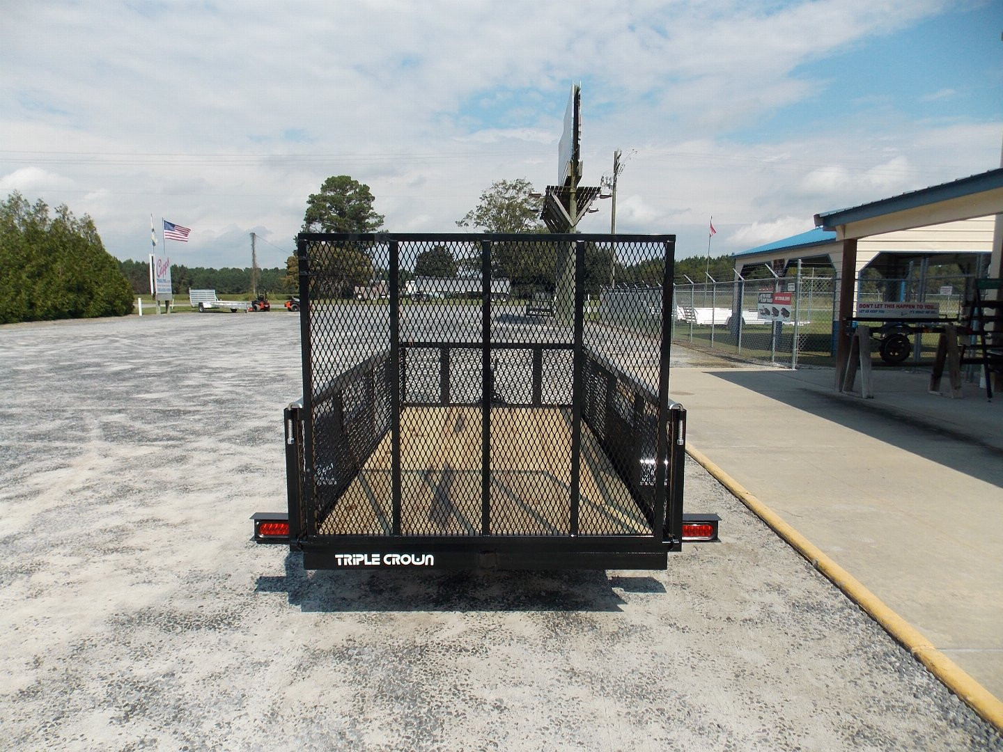 New 2025 TRIPLE CROWN TRAILERS TC U5X10G 2' Mesh Sides Utility Trailer