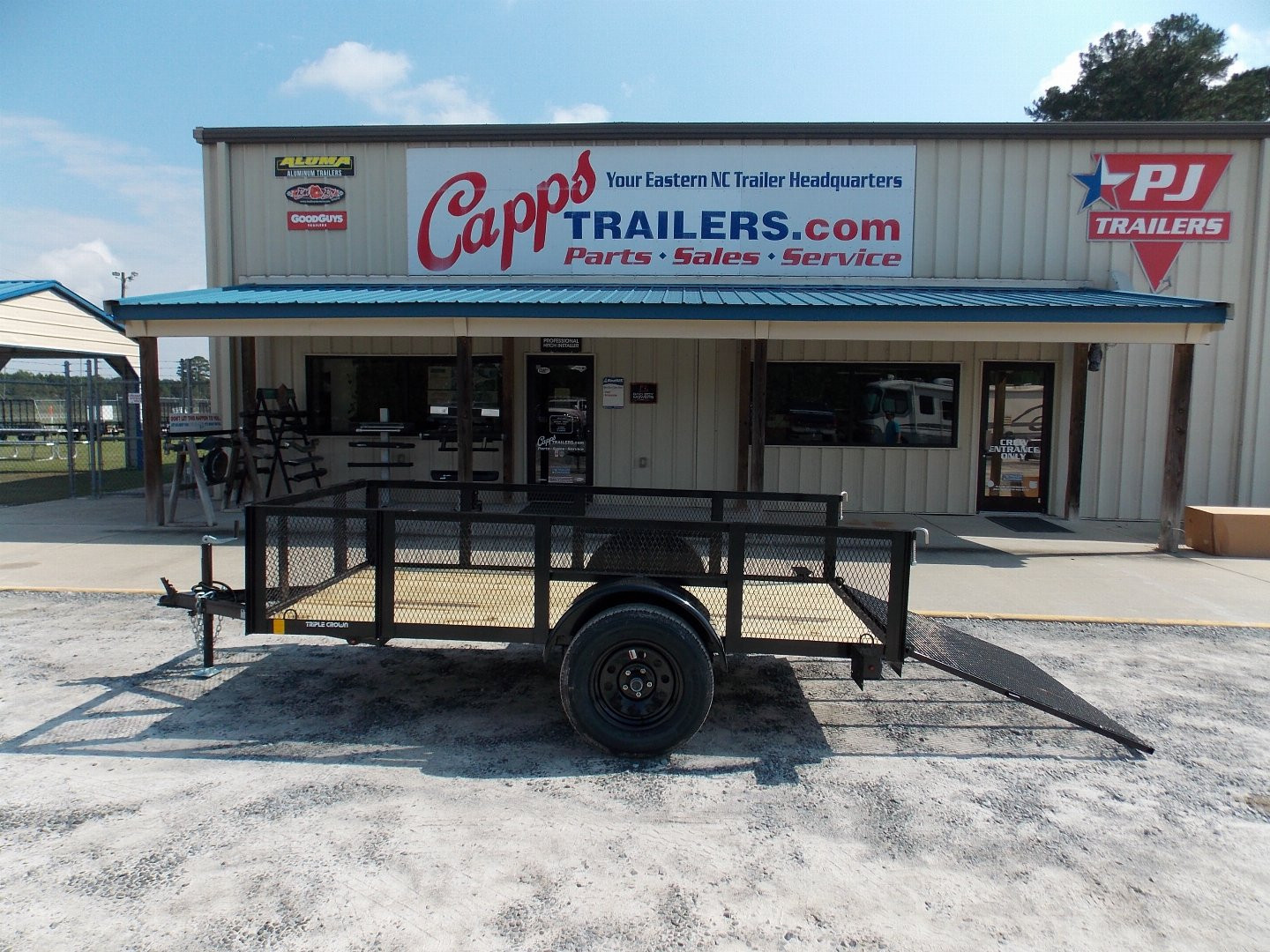 New 2025 TRIPLE CROWN TRAILERS TC U5X10G 2' Mesh Sides Utility Trailer