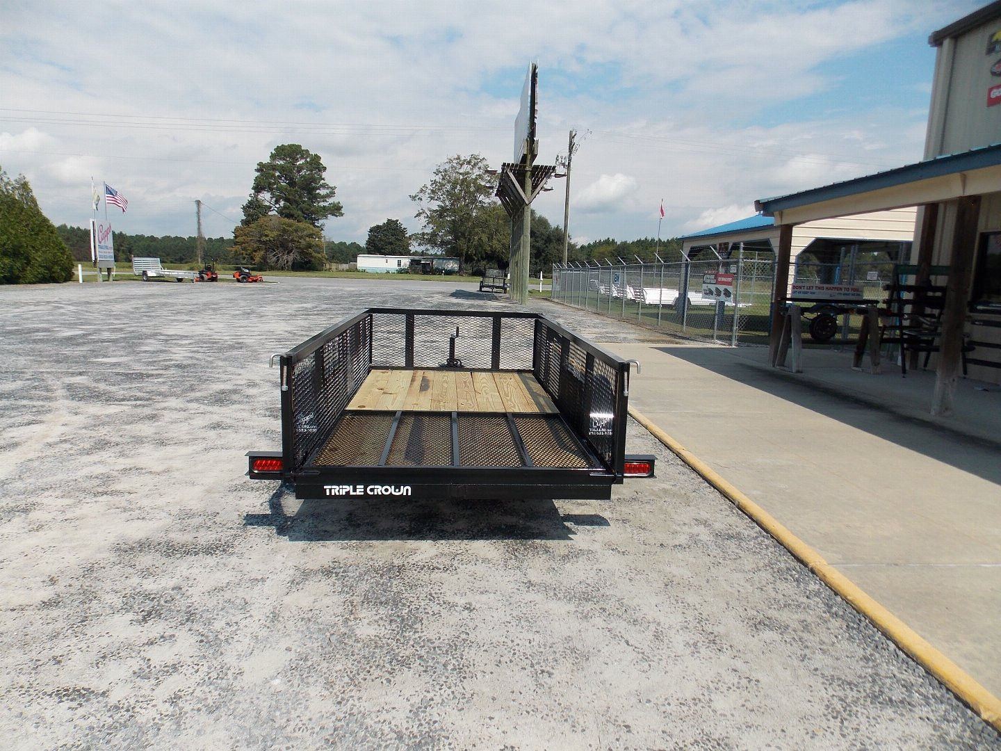 New 2025 TRIPLE CROWN TRAILERS TC U5X10G 2' Mesh Sides Utility Trailer