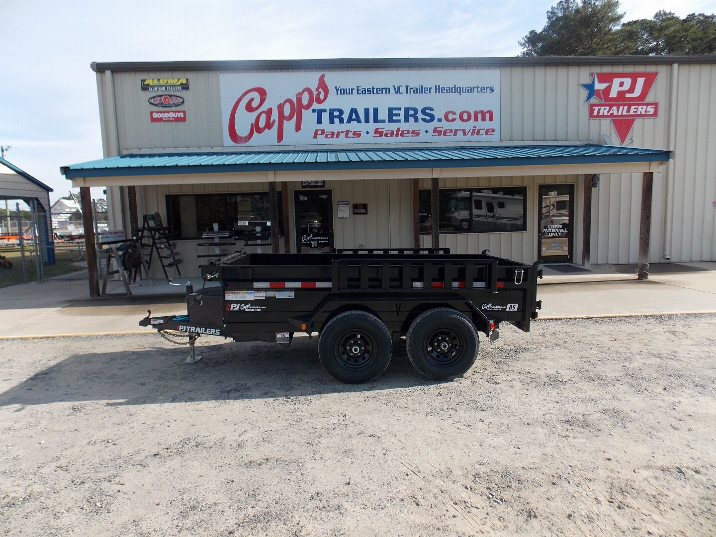 New 2025 PJ Trailers D5A1052ABSSK-RA01-TK01 Dump Utility Trailer
