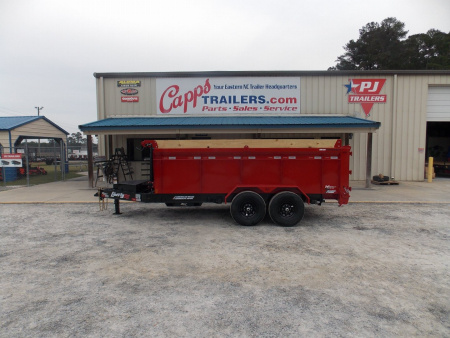 New 2025 LibertyLD14K83X14B8TSHS 83" X 14' High Side Telescopic Dump Trailer