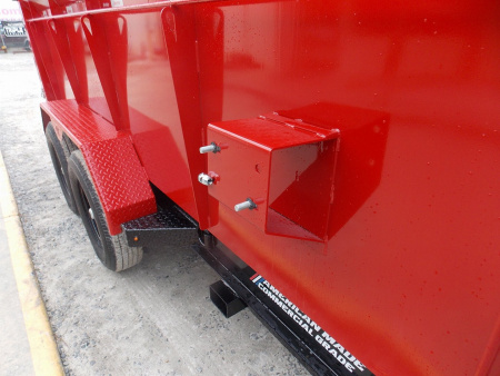 New 2025 LibertyLD14K83X14B8TSHS 83" X 14' High Side Telescopic Dump Trailer