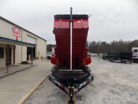 New 2025 LibertyLD14K83X14B8TSHS 83" X 14' High Side Telescopic Dump Trailer