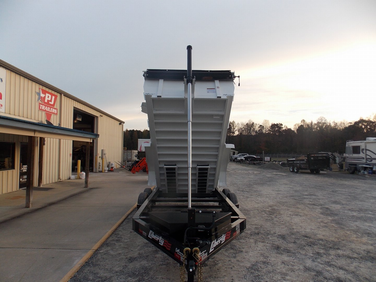 New 2025 Liberty LD14K83X14B8TSFT, 83" X 14' Telescopic Dump Trailer