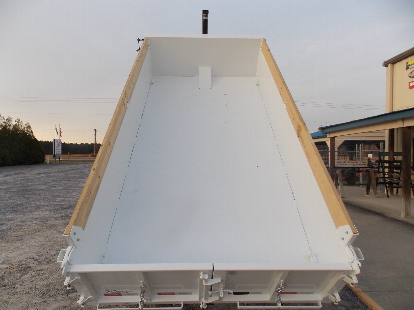 New 2025 Liberty LD14K83X14B8TSFT, 83" X 14' Telescopic Dump Trailer