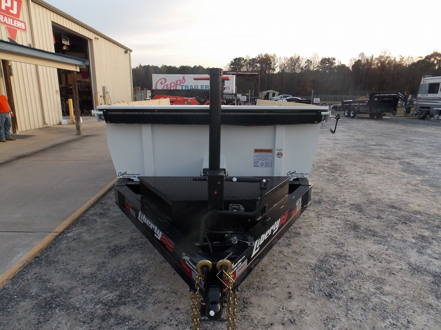 New 2025 Liberty LD14K83X14B8TSFT, 83" X 14' Telescopic Dump Trailer