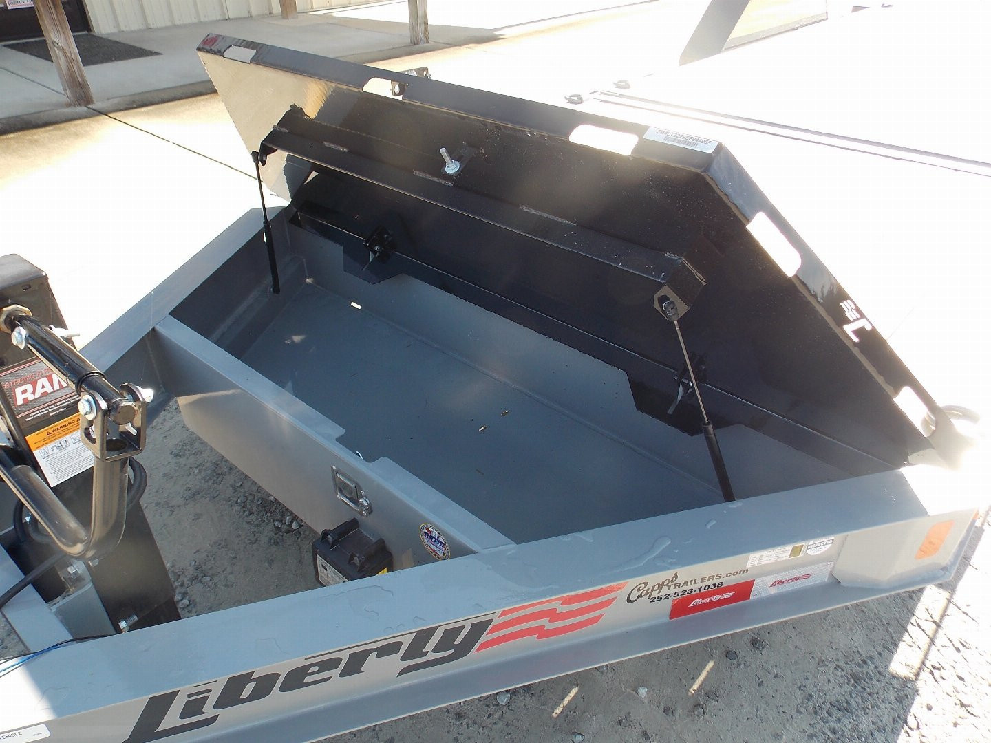 New 2026 Liberty LT14K83X22SPB8WF GRAY B/O Tilt Trailer