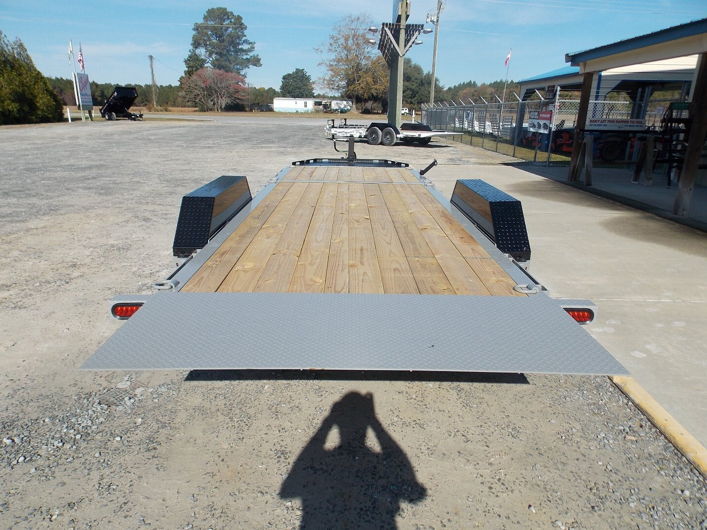 New 2026 Liberty LT14K83X22SPB8WF GRAY B/O Tilt Trailer