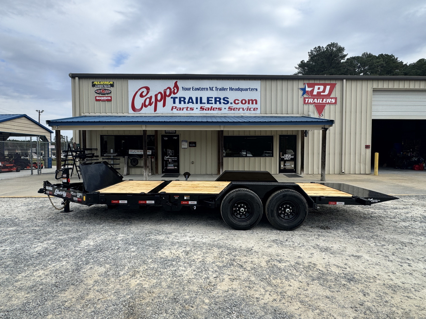 New 2026 Liberty LIB LT14K83X20SPB8WF Midnight Black Tilt Trailer