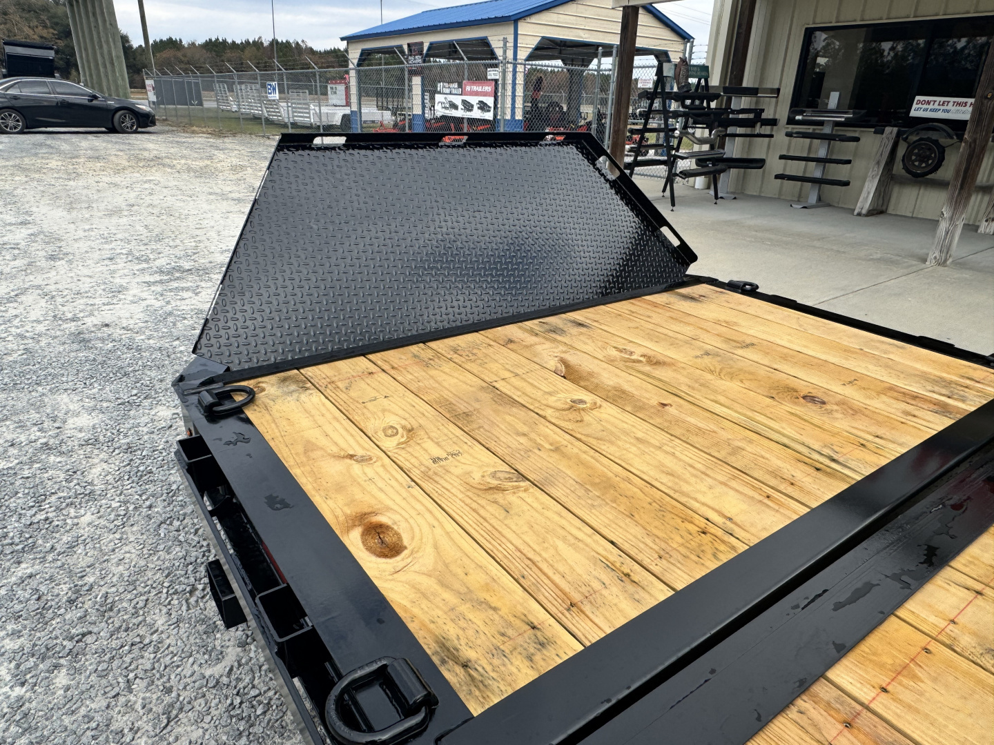 New 2026 Liberty LIB LT14K83X20SPB8WF Midnight Black Tilt Trailer