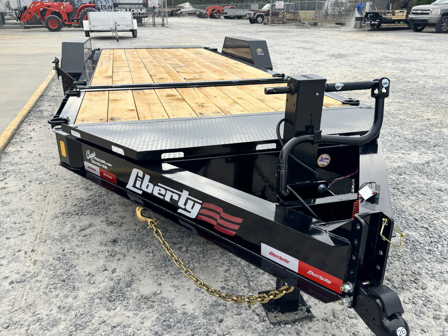 New 2026 Liberty LIB LT14K83X20SPB8WF Midnight Black Tilt Trailer