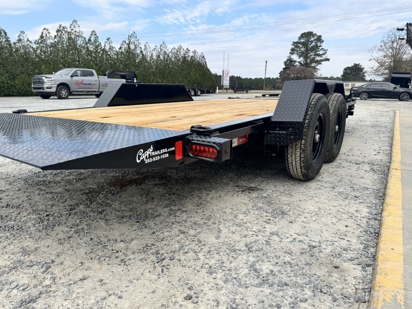 New 2026 Liberty LIB LT14K83X20SPB8WF Midnight Black Tilt Trailer