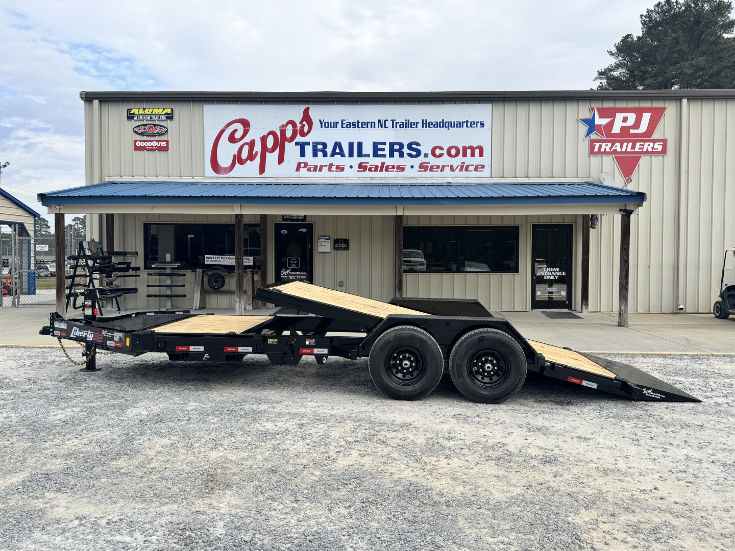 New 2026 Liberty LIB LT14K83X20SPB8WF Midnight Black Tilt Trailer