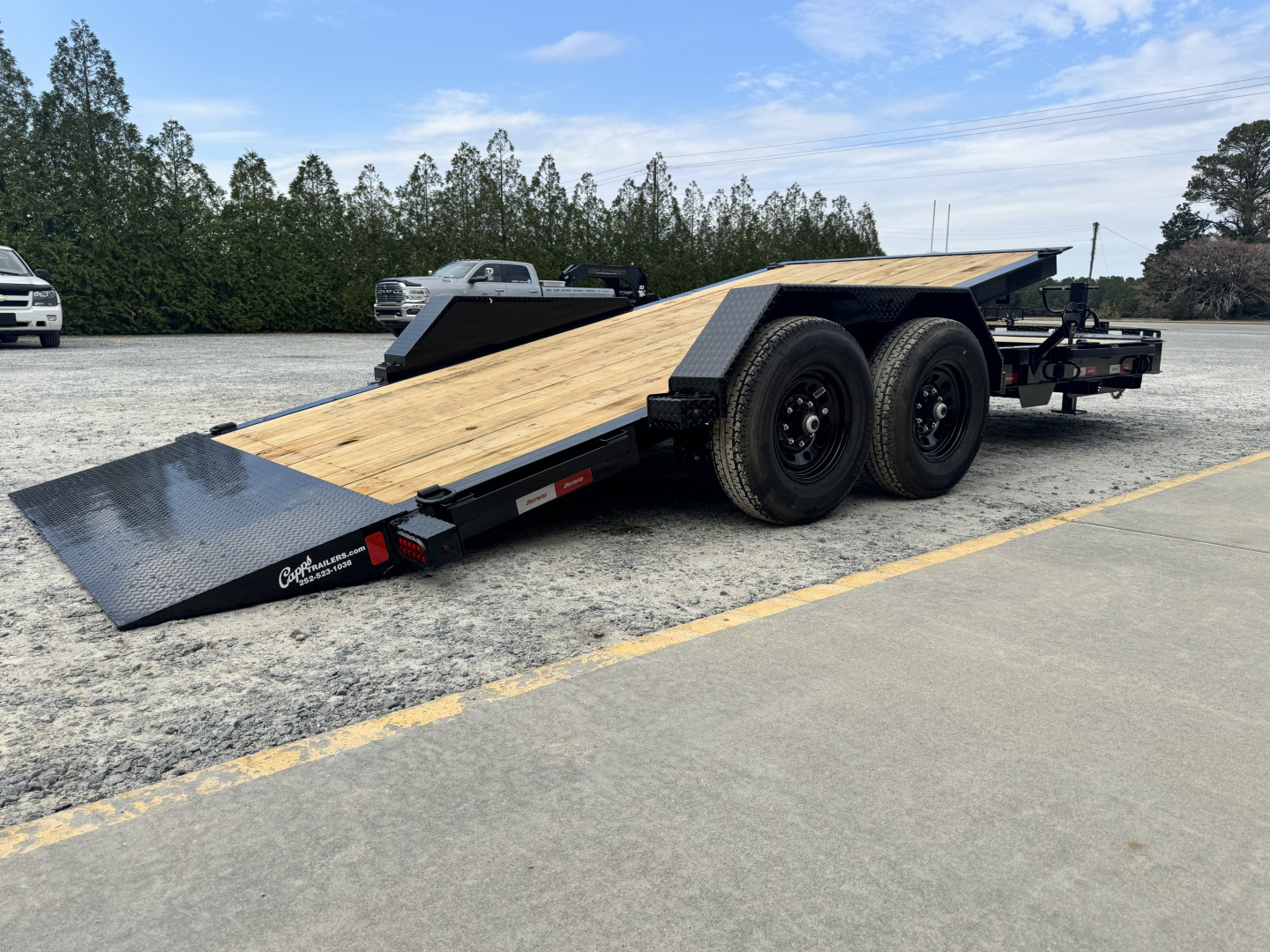 New 2026 Liberty LIB LT14K83X20SPB8WF Midnight Black Tilt Trailer