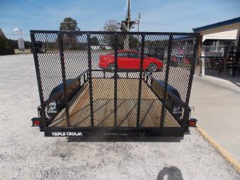 New 2025 TRIPLE CROWN TRAILERS TC U6X12TG Utility Trailer