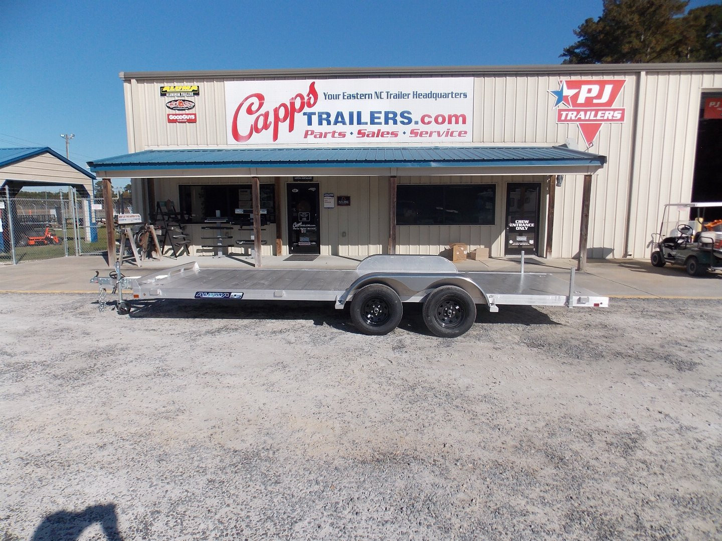 New 2026 Aluma AL 8220ESA-TA-EL-R-RTD Car Hauler-