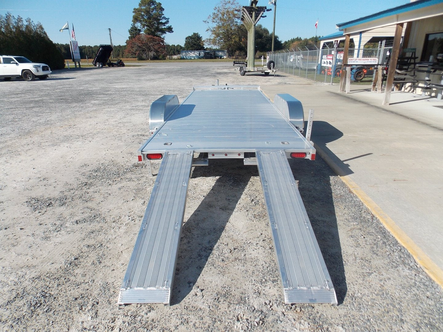 New 2026 Aluma AL 8220ESA-TA-EL-R-RTD Car Hauler-