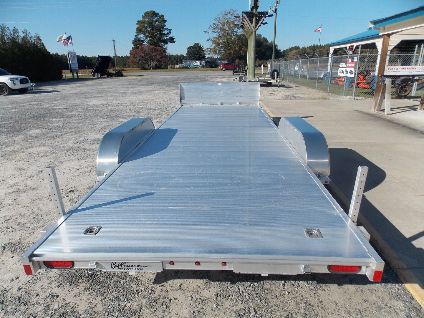 New 2026 Aluma AL 8220ESA-TA-EL-R-RTD Car Hauler-