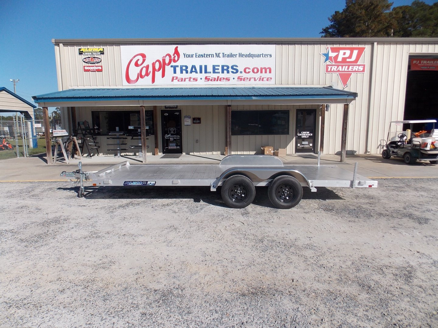 New 2025 Aluma AL 8218ESA Car Hauler