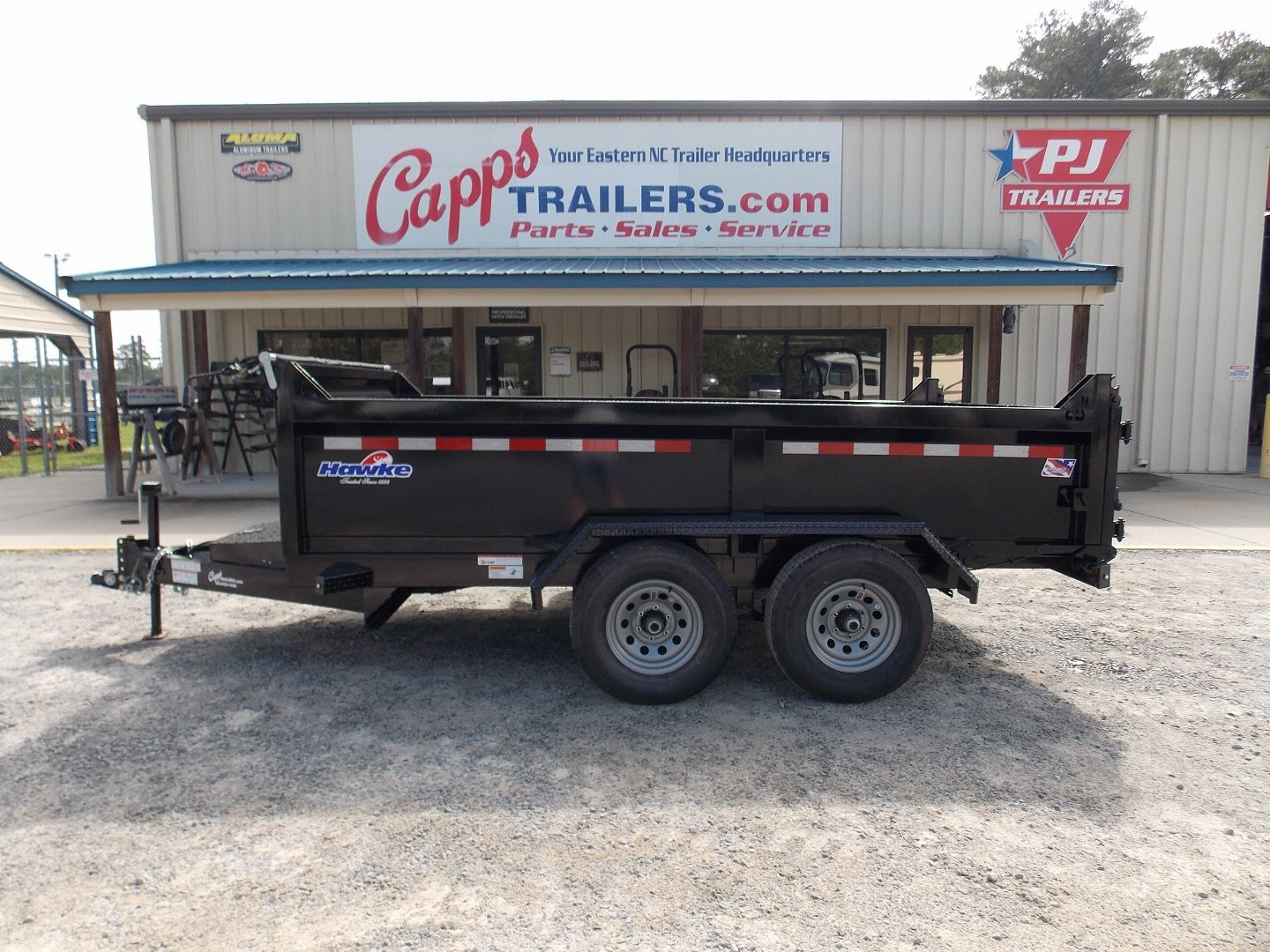 New 2025 HAWKE TRAILERS FLPT-52K-6X12H Dump Trailer