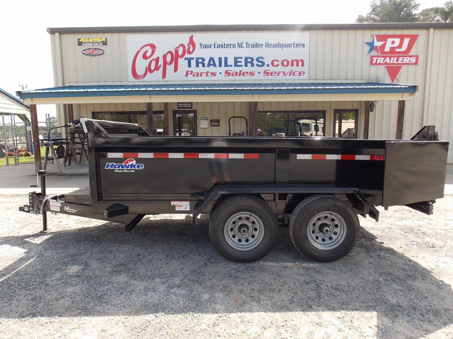 New 2025 HAWKE TRAILERS FLPT-52K-6X12H Dump Trailer