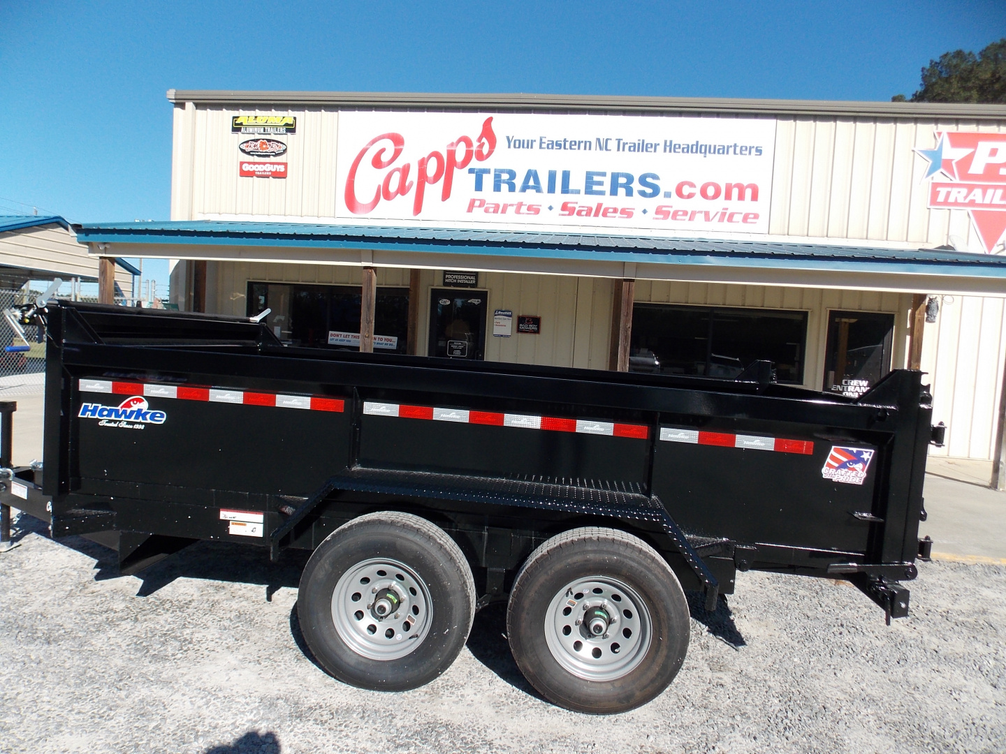 New 2026 Hawke Trailers FLPT-5.2K-6X12H Dump Trailer