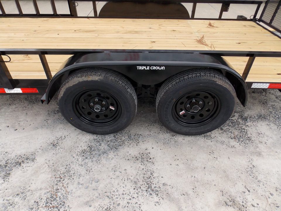 New 2025 Triple Crown Trailers TC ATV7X16TG ATV Trailer