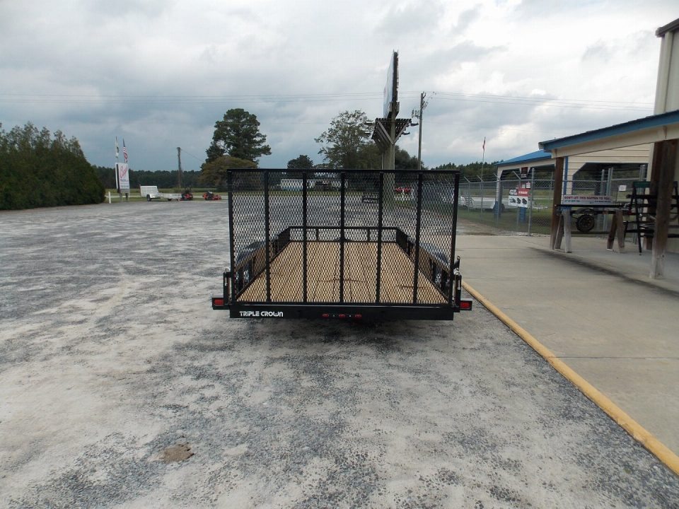 New 2025 Triple Crown Trailers TC ATV7X16TG ATV Trailer