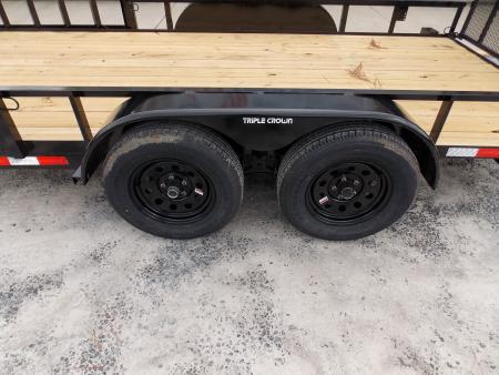 New 2025 Triple Crown Trailers TC ATV7X16TG ATV Trailer