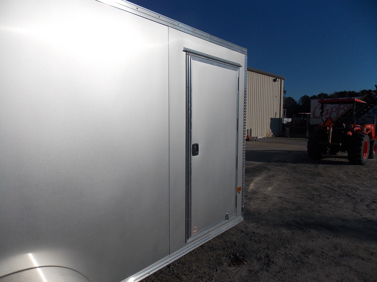 New 2026 E-Z Hauler ALC EZEC7X16XLT-P SILVER Cargo / Enclosed Trailer